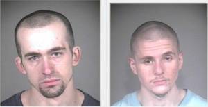KCSO courtesy photo
Suspects Caleb R. Sloan, left, and Aksel J. Strom are still on the run following a murder near Poulsbo Oct. 3.