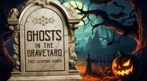 Visit Poulsbo courtesy photo
Poulsbos Ghosts in the Graveyard event will be occurring Oct. 21 from 1-3 p.m. at the First Lutheran Church graveyard on Lincoln Road.