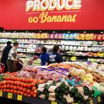 The produce section was full during the morning of the stores opening.
