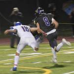 Viking Logan Sloman catches a pass and runs for a 51-yard touchdown.