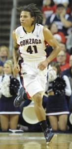 AP Courtesy Photo
Steven Gray playing in a game for Gonzaga.