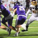 Viking Carter Dungy scores three touchdowns in the second quarter.