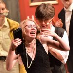 Nancy Treder/Kitsap News Group Photos
Mrs. White, played by Rel Eerkes, is overcome by all the murders and becomes hysterical.