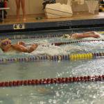 File Photos
Viking Shosho McLain finishes second in the 50-yard freestyle in 2A.