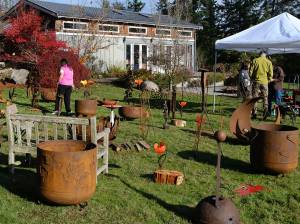 Damon Williams/Kitsap News Group Photos
It was a nice enough day some of the Art in the Woods exhibits were outside.