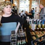 Those who came to the craft fair in Suquamish recently were able to buy various drinks.