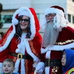 Deena Gelsleichter (left) and Jeremey Stapley (right) make a perfect Santa and Mrs. Claus.