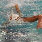 Kingstons Isaiah Najar finishes second in the 200-yard freestyle with 2:22.13.