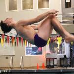 NKs Justin Anderson wins the 1-meter diving with 116.55.