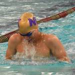 NKs Max Nolan finishes third in the 200-yard individual medley.