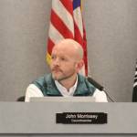 Elisha Meyer/Kitsap News Group Photos
Councilman John Morrissey takes his seat at the opening of the Jan. 9 city council meeting.