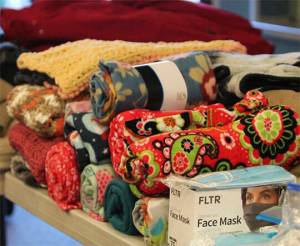 Molly Hetherwick/Kitsap News Group Photos
Attendees to the services fair in Poulsbo were able to leave with needed items.