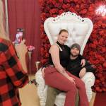 Alexis Stone and Gabrielle Garcia have fun posing for a photo at the event.