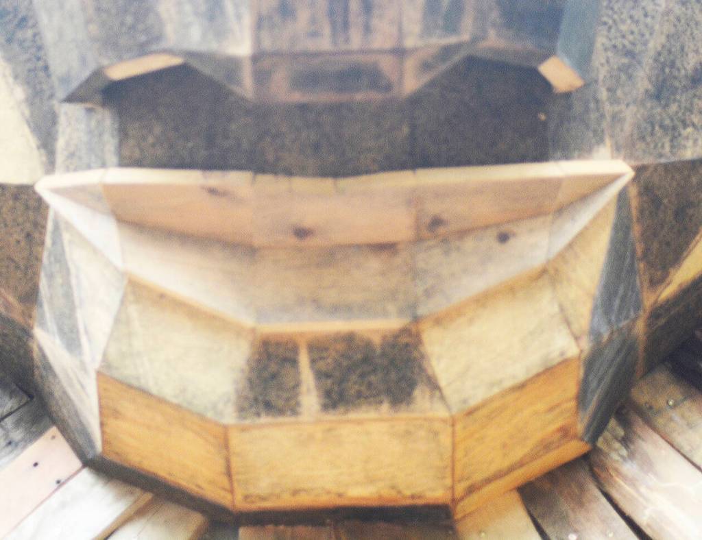 Pias mouth and chin.