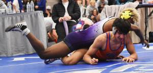 File Photos
North Kitsaps Morgan Paul finishes fourth at 175 pounds.