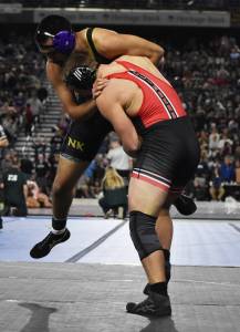 Nicholas Zeller-Singh/Kitsap News Group Photos
Viking Ben Gomez finishes third at 175 pounds.