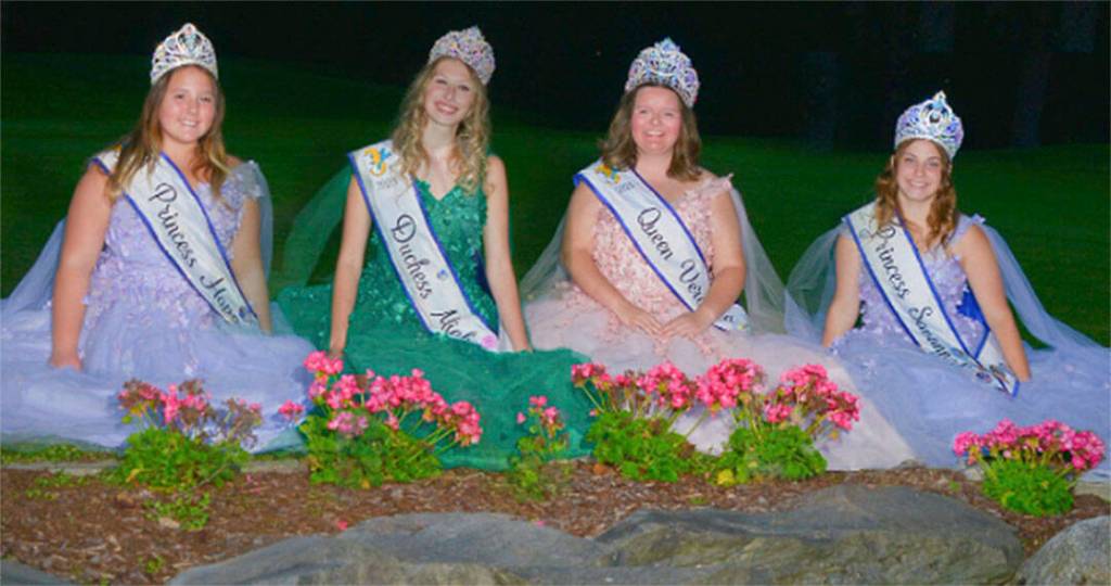 Shirley Keen courtesy photo
Last years court princess Hope Halady, duchess Miah Stromach, queen Veronica Mihai and princess Savannah Horsely.