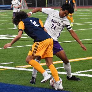 Nicholas Zeller-Singh/Kitsap News Group photos
North Kitsap defeats Bainbridge 3-1 March 12.