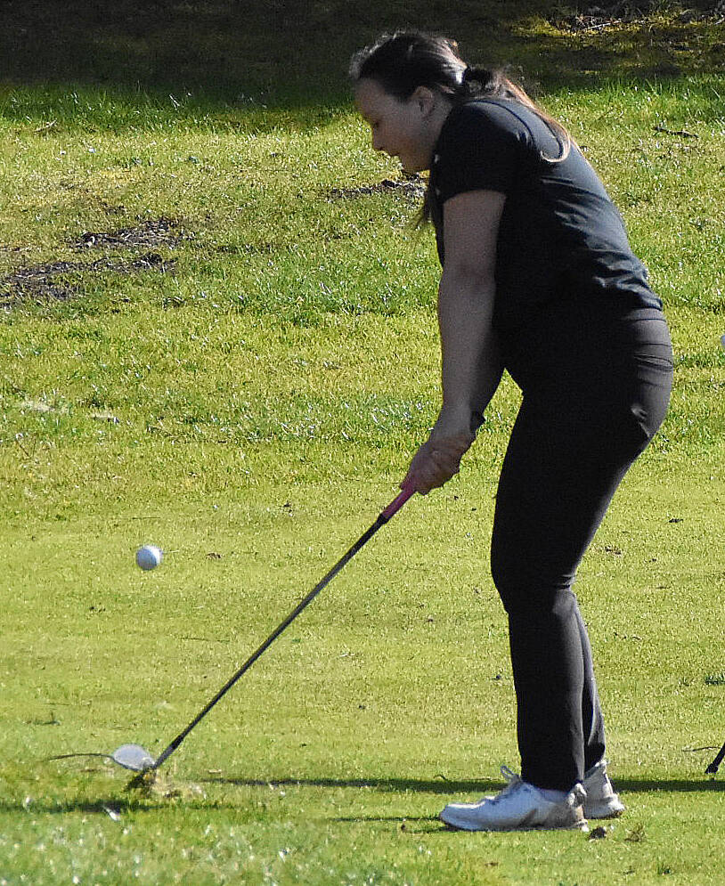 Viking Calia Corden finishes with a 51 at Port Ludlow Golf Course.
