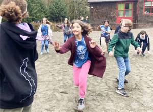Island School courtesy photos
In Japan, Red Light/Green Lights is played with the it person shouting Daruma-sanga koronda before turning around. That means, The daruma doll fell over.