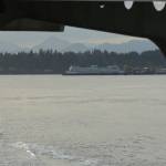 Staycations in Kitsap County often include trips on a ferry boat.