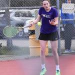 Teegan DeVries is one of the top singles players in the state.