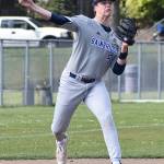 Spartan Trey Thompson scores two RBIs against North Kitsap.