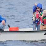Damon Williams/Kitsap News Group photos
The Dinubilo family out on the water with their days catch.