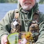 Tom Brobst shows his fishin mission ammunition.