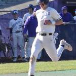 Nicholas Zeller-Singh/Kitsap News Group photos
Spencer Gillespie scores a run for the Vikings.