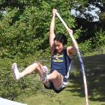 Nicholas Zeller-Singh/Kitsap News Group photos
Spartan Yafei Shou finished third in the 3A district pole vault event.