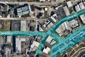 City of Poulsbo courtesy image
Anderson Parkway, Front Street and Jensen Way have been identified as locations for potential implementation of paid parking in downtown Poulsbo.