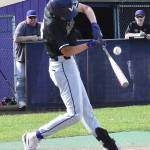 Viking Dawsyn Anderson hits the ball.