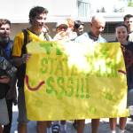 North Kitsap tennis celebrate their state title at the NKHS parade.