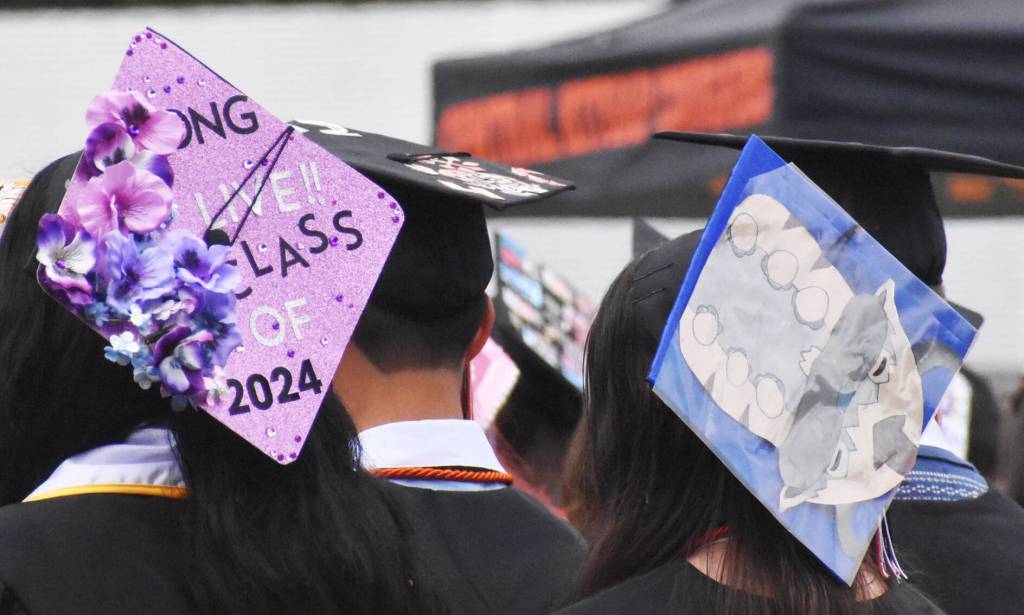 Nicholas Zeller-Singh/Kitsap News Group photos
Central Kitsap class of 2024 celebrates as the 100th graduating class.