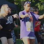 Molly Hetherwick/Kitsap News Group photos
Dancers show off their moves to The Cupid Shuffle and The Electric Slide.
