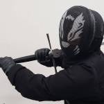 Nathan Walker courtesy photos
Protective gear is a big component of sword-fighting.