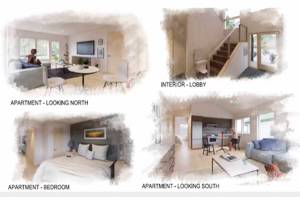 City of Poulsbo courtesy images
An artists vision of the cottages.