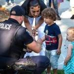 National Night Out is a chance for community to get to know officers so especially children arent afraid of them.