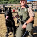 KCSO courtesy photos
K-9 Milo with deputy Zach Schendel.