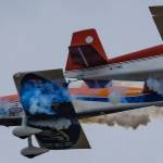 An airshow can be scary at times as planes head toward each other rather closely.