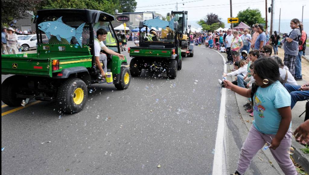 Those in and out of the parade enjoyed that event at Chief Seattle Days.
