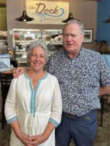 Dock courtesy photo
Owners Coreen Haydock and Steve Sego are closing The Dock restaurant in downtown Port Orchard.