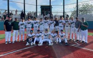 Klahowya courtesy photo
Klahowyas 2023 state championship team and coaching staff, led by Eddie Beloate.