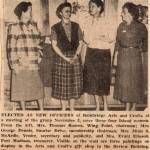 Historic photo of the first four elected members of BAC.