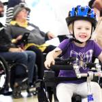 Elisha Meyer/Kitsap News Group photos
Alice Smith just cannot get enough laps in on this therapy trike.