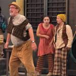 Matt Longmire courtesy photos
Cast of Urinetown rehearses the play for its Bainbridge show.