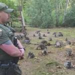 The woman ended up calling law enforcement to help find a solution to her problem.