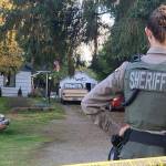 KCSO courtesy photo
The scene of the crime on Scandia Road near Poulsbo.