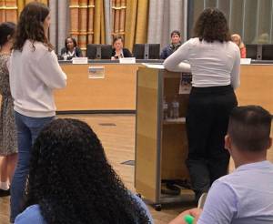 Laura Hyde courtesy photo
Students engage in forum to make impact on policy-making decisions.